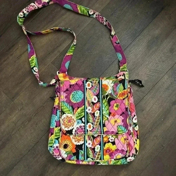 Vera Bradley Va Va Bloom Hipster Crossbody Shoulder Bag - Picture 2 of 8